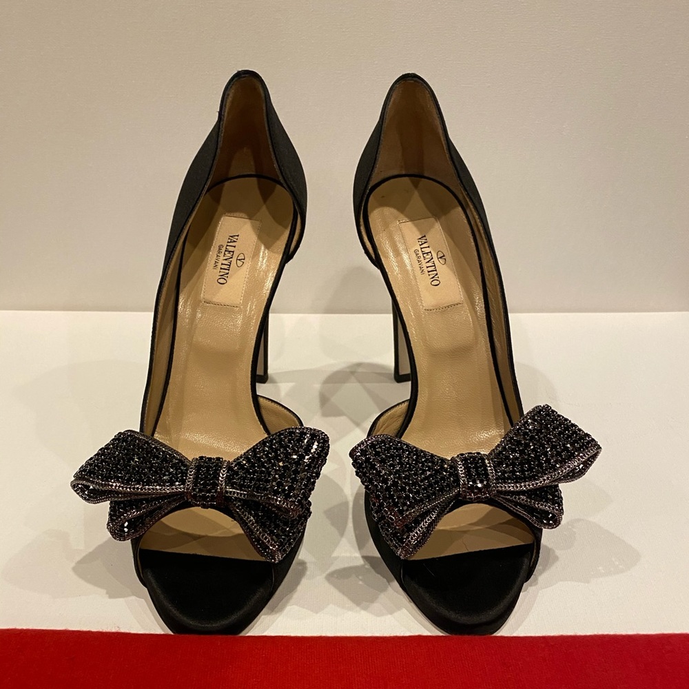 Valentino Peep Toe Pumps